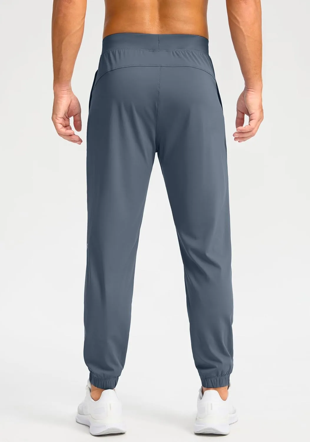 Soothfeel Men's Joggers with Zipper Pockets Golf Joggers Lightweight Sweatpants Athletic Workout Pants for Men Track