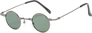 SPOAVGYZ-Vintage Men Sunglasses Women Retro Punk Style Small Round Metal Frame Colorful Lens Sun Glasses Fashion Eyewear