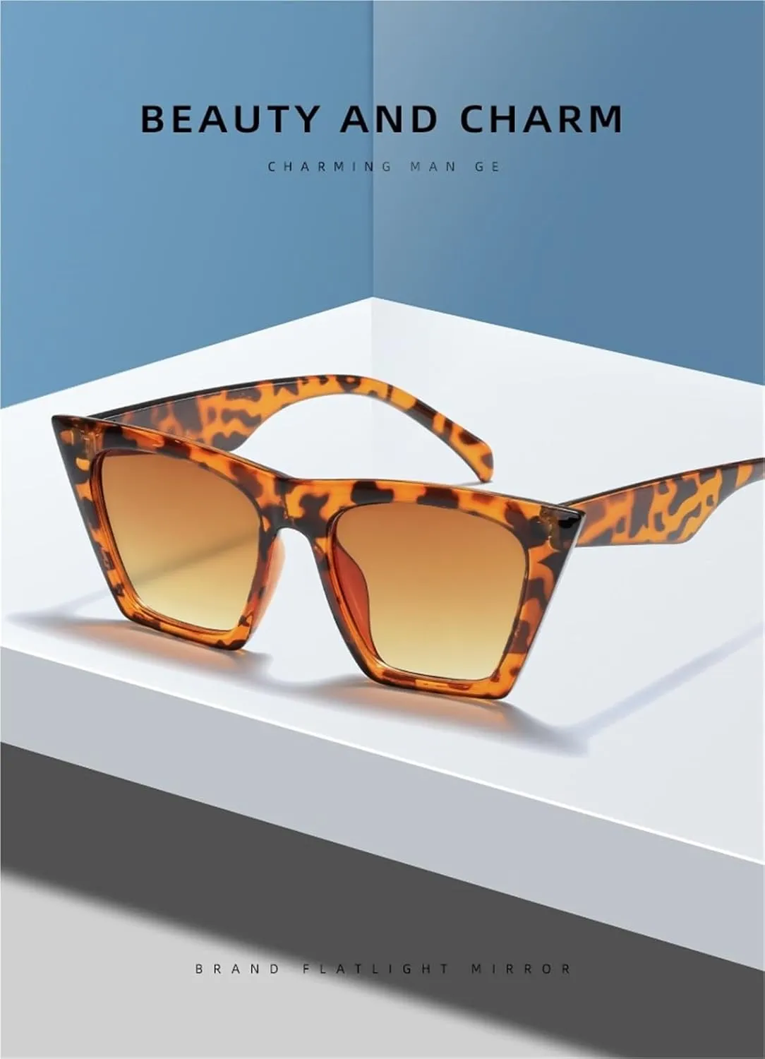 Square Large Frame Driving Men Sunglasses Vacation Sports Driver Women Sun Glasses