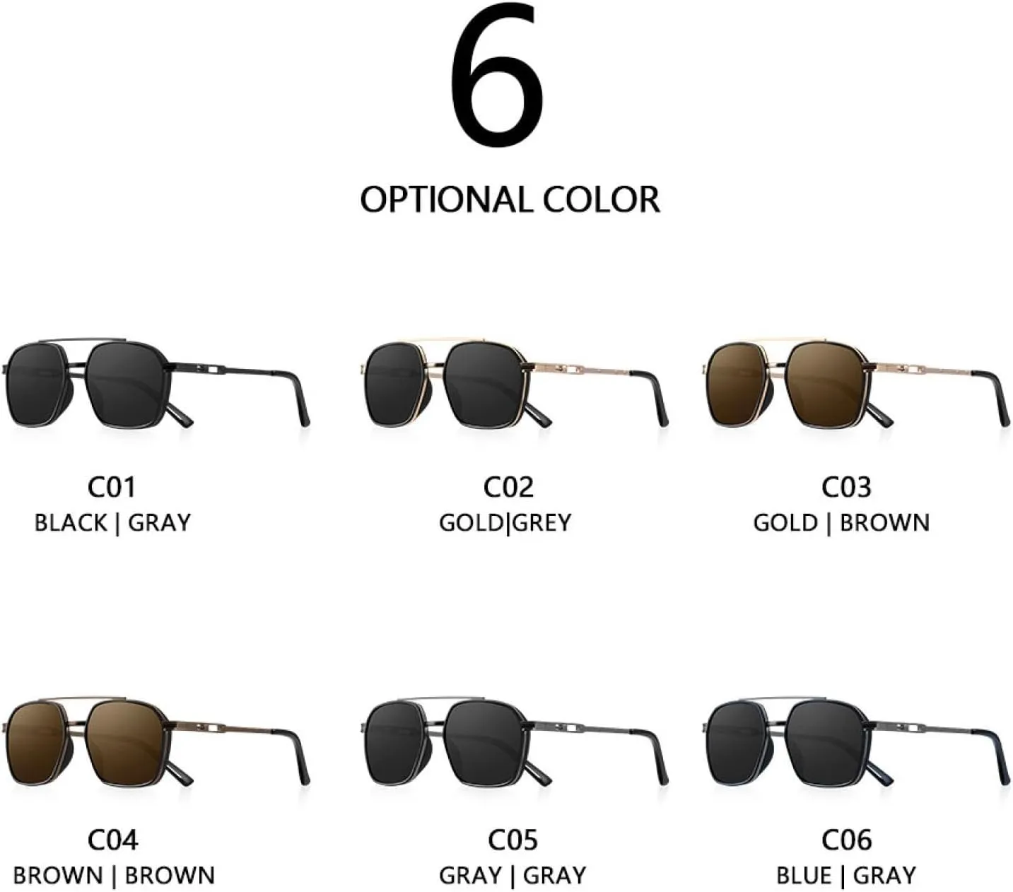 Sunglasses Men Outdoor Fishing Sun Glasses Male Vintage Retro Punk Shades Female Uv Protection