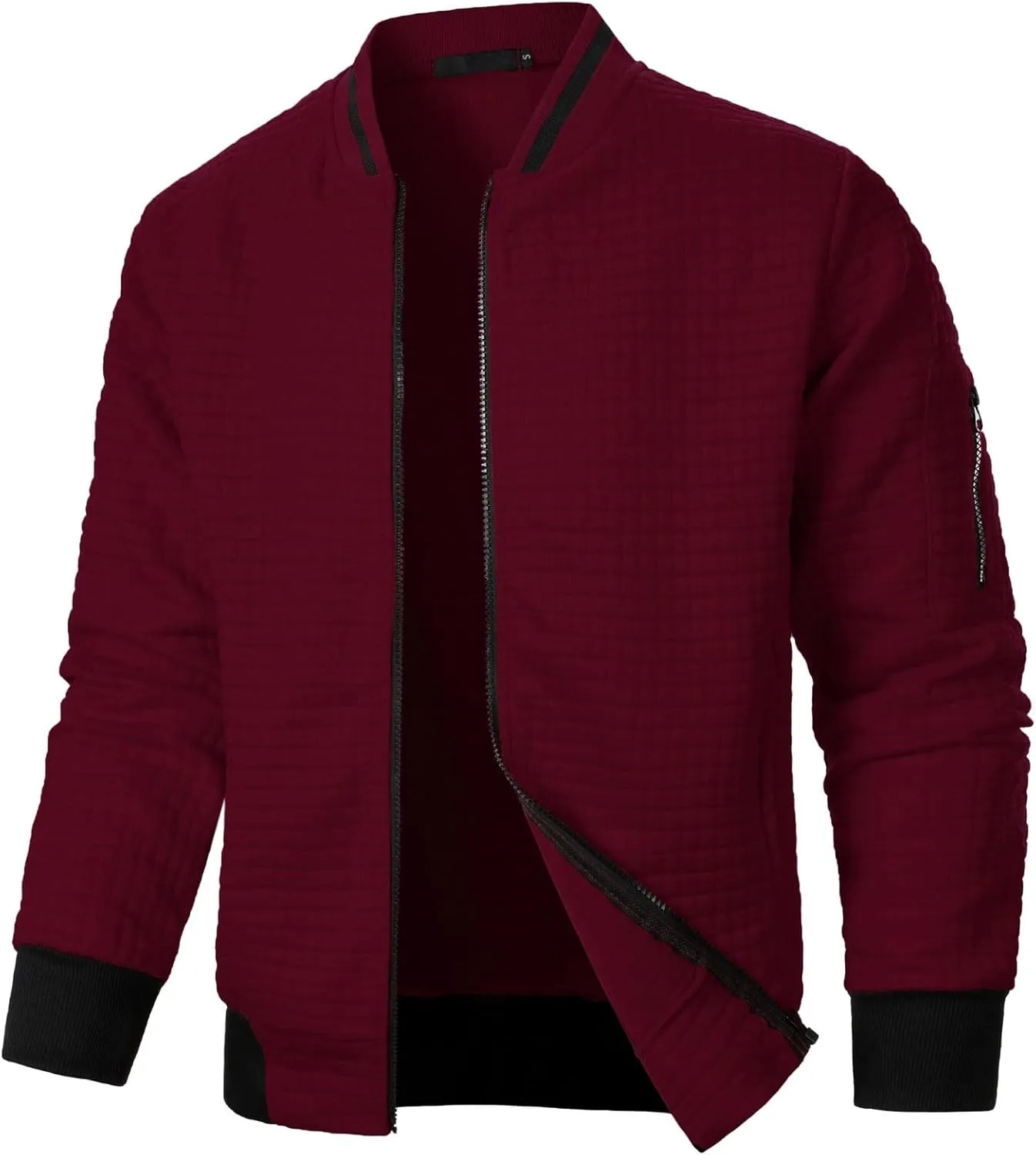 SUWBMHWE Packable Puffer Jacket Men Warm Lightweight Winter Jackets Mens Breathable Windbreaker Outdoor Rain Coat