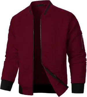 SUWBMHWE Packable Puffer Jacket Men Warm Lightweight Winter Jackets Mens Breathable Windbreaker Outdoor Rain Coat
