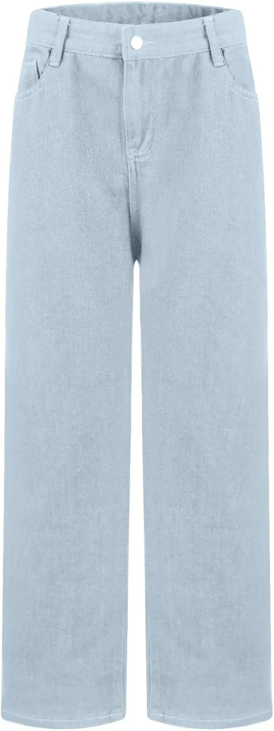 Sweatpants That Look Like Jeans, Boyfriend Jeans, Sweatpant Jeans: High Waisted with Pockets, Cute Petite Jeans