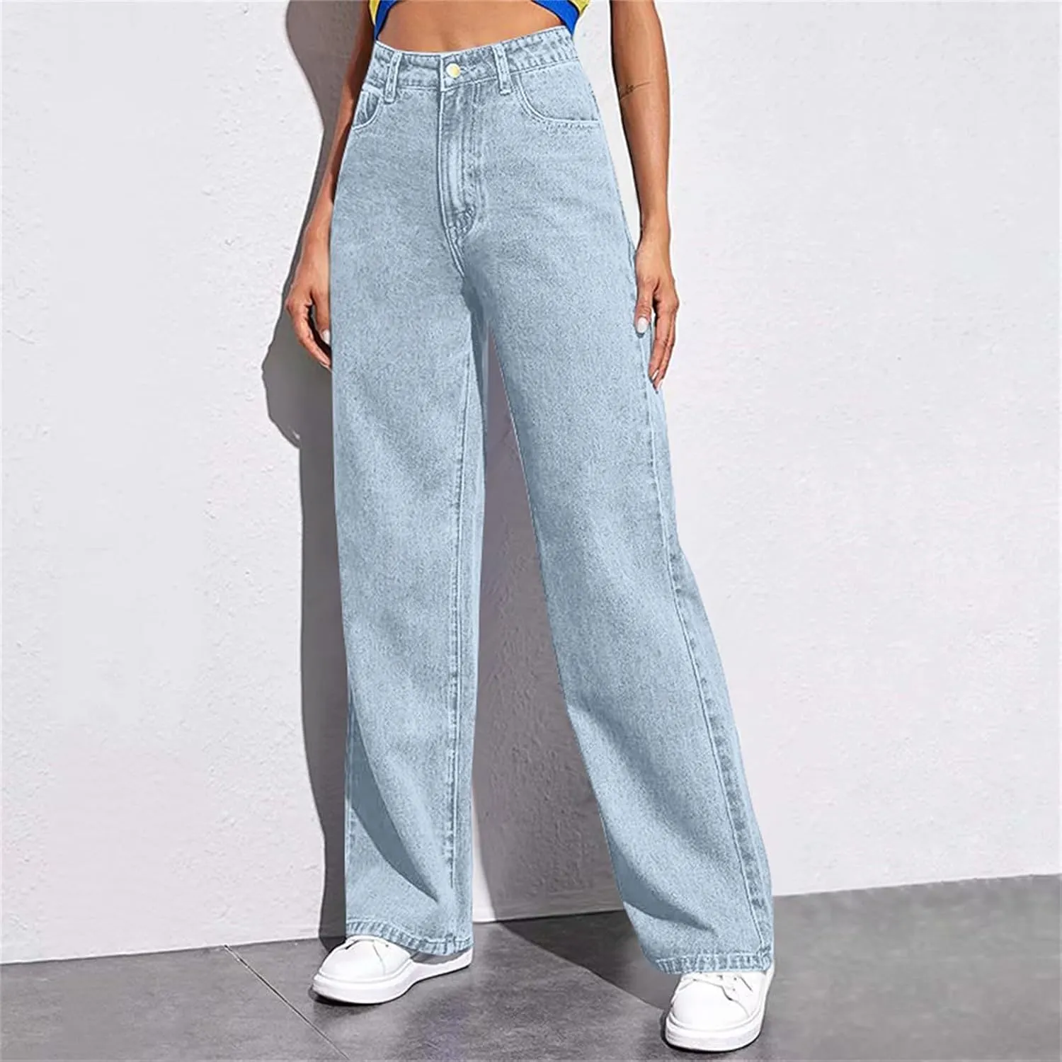 Sweatpants That Look Like Jeans, Boyfriend Jeans, Sweatpant Jeans: High Waisted with Pockets, Cute Petite Jeans
