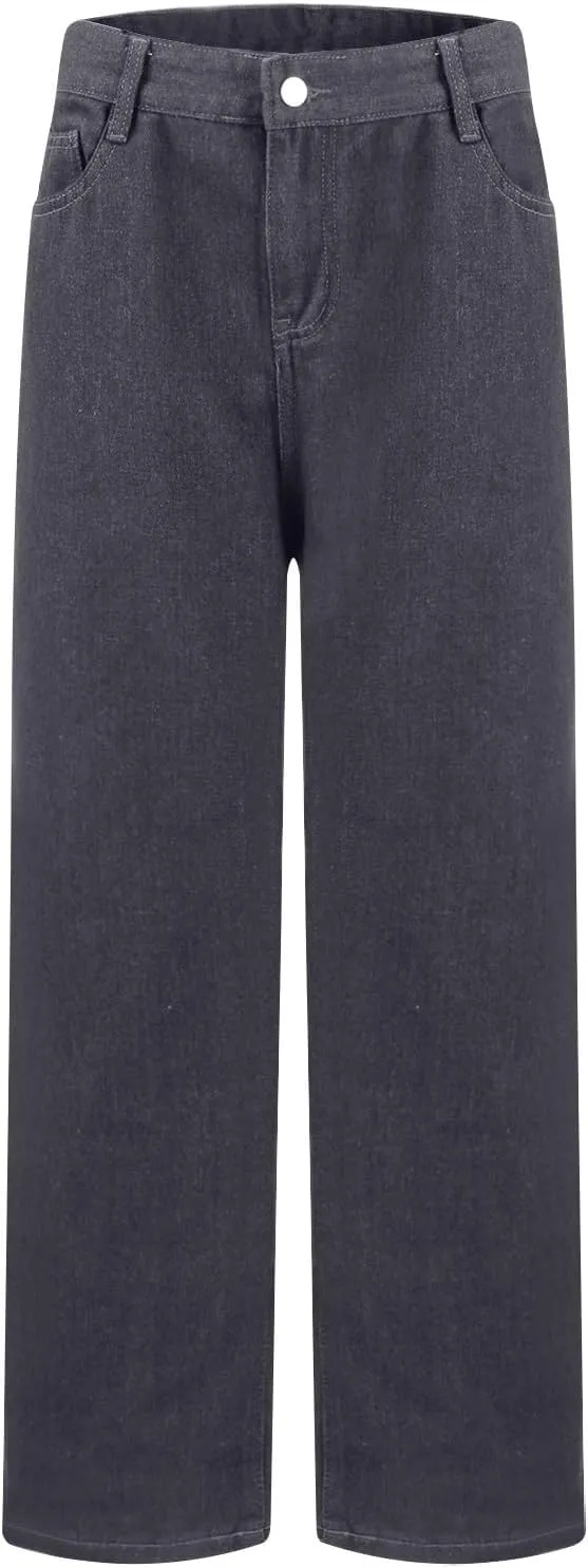 Sweatpants That Look Like Jeans, Boyfriend Jeans, Sweatpant Jeans: High Waisted with Pockets, Cute Petite Jeans