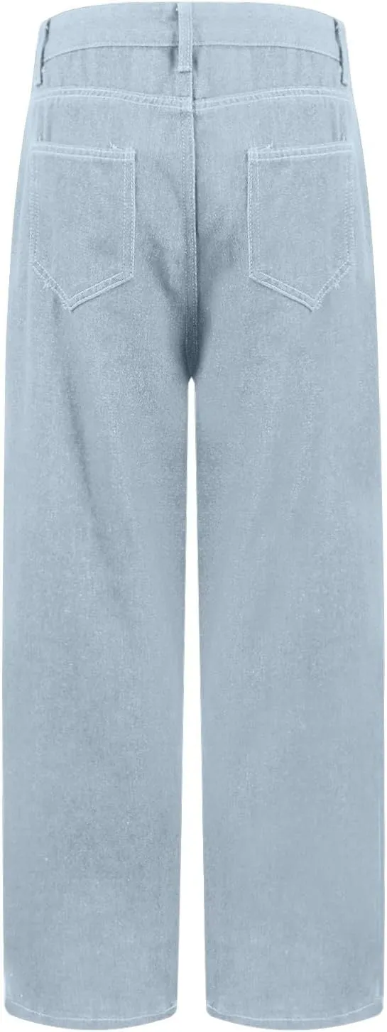 Sweatpants That Look Like Jeans, Boyfriend Jeans, Sweatpant Jeans: High Waisted with Pockets, Cute Petite Jeans