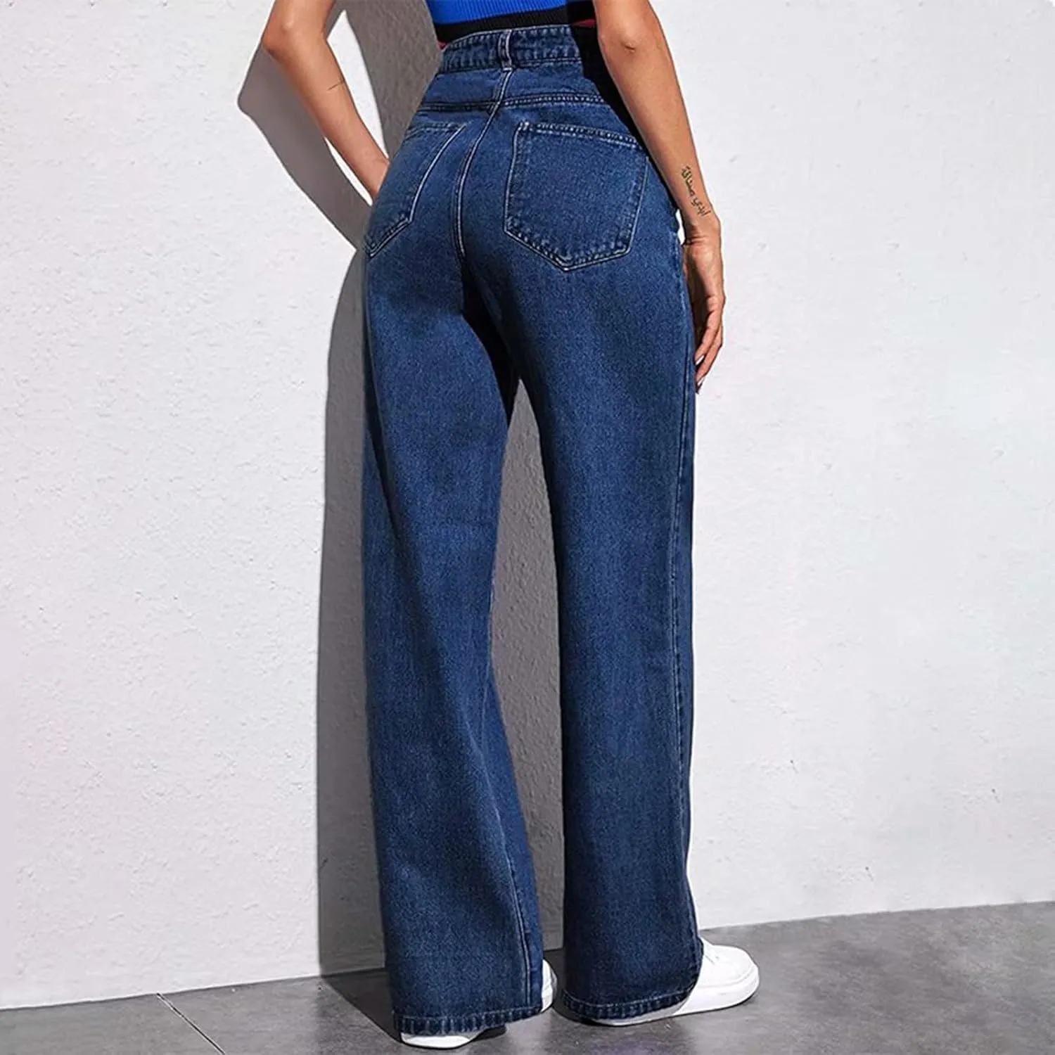 Sweatpants That Look Like Jeans, Boyfriend Jeans, Sweatpant Jeans: High Waisted with Pockets, Cute Petite Jeans
