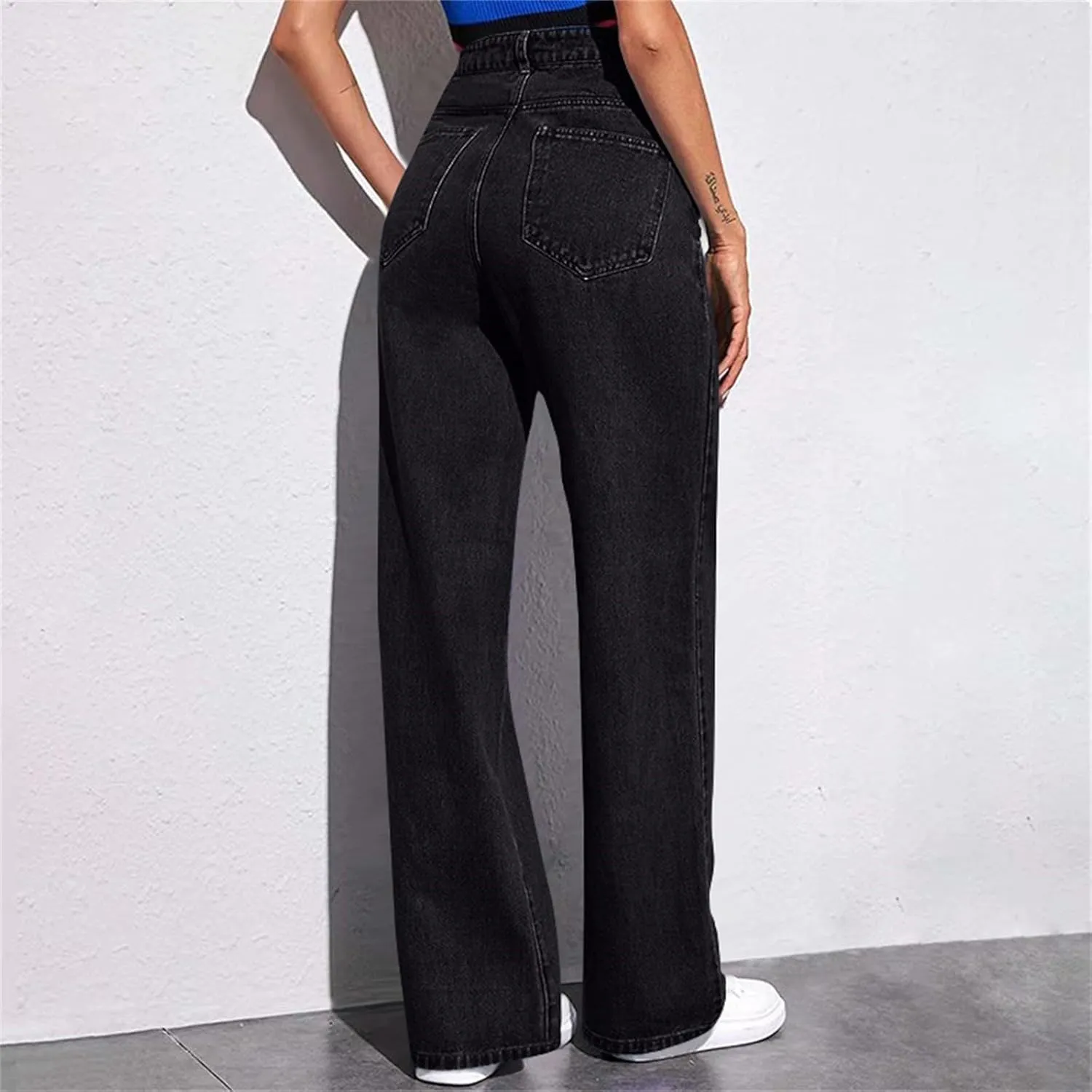 Sweatpants That Look Like Jeans, Boyfriend Jeans, Sweatpant Jeans: High Waisted with Pockets, Cute Petite Jeans