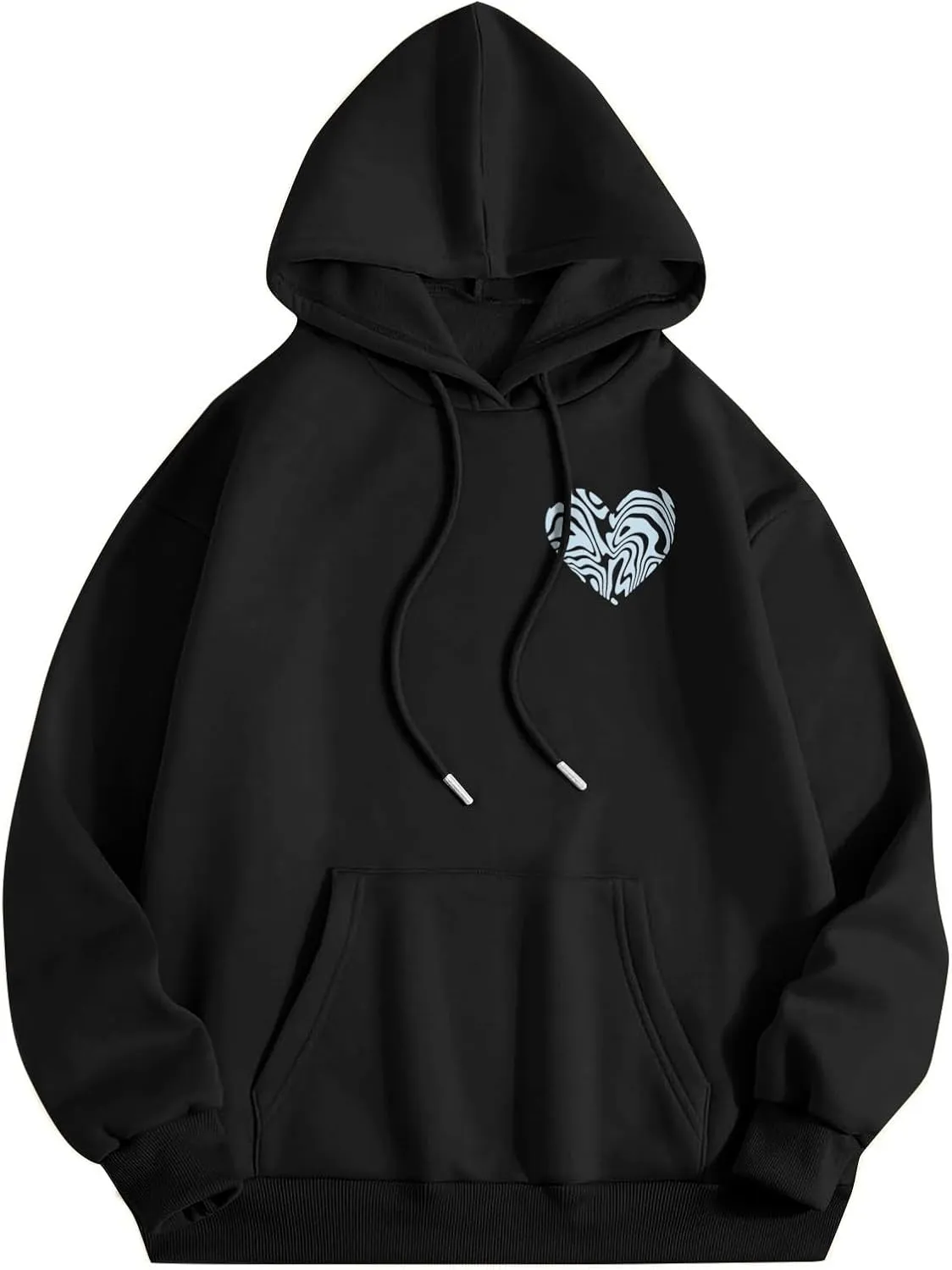 Sweatshirts For Teen Girls Long Sleeve Letter Print Casual Graphic Hoodies Drawstring Pullover Cute S, XXL