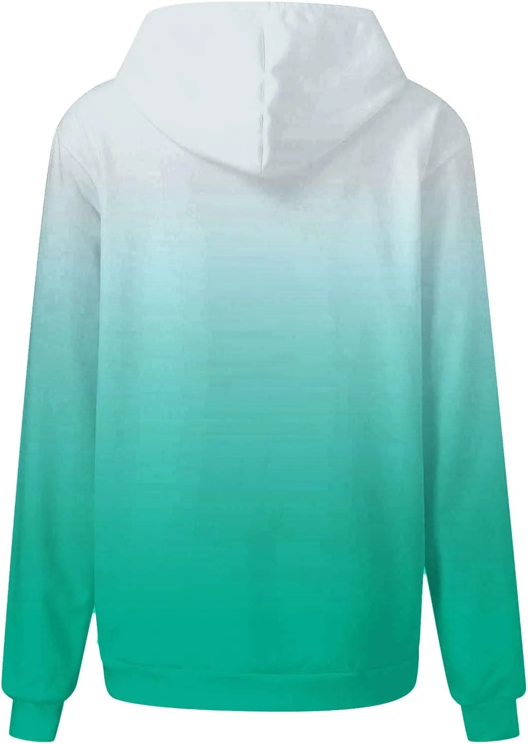 Sweatshirts for Women Trendy Gradient Hoodies Casual Drawstring Hoodie Teen Girl Oversized Sweatshirts with Pockets