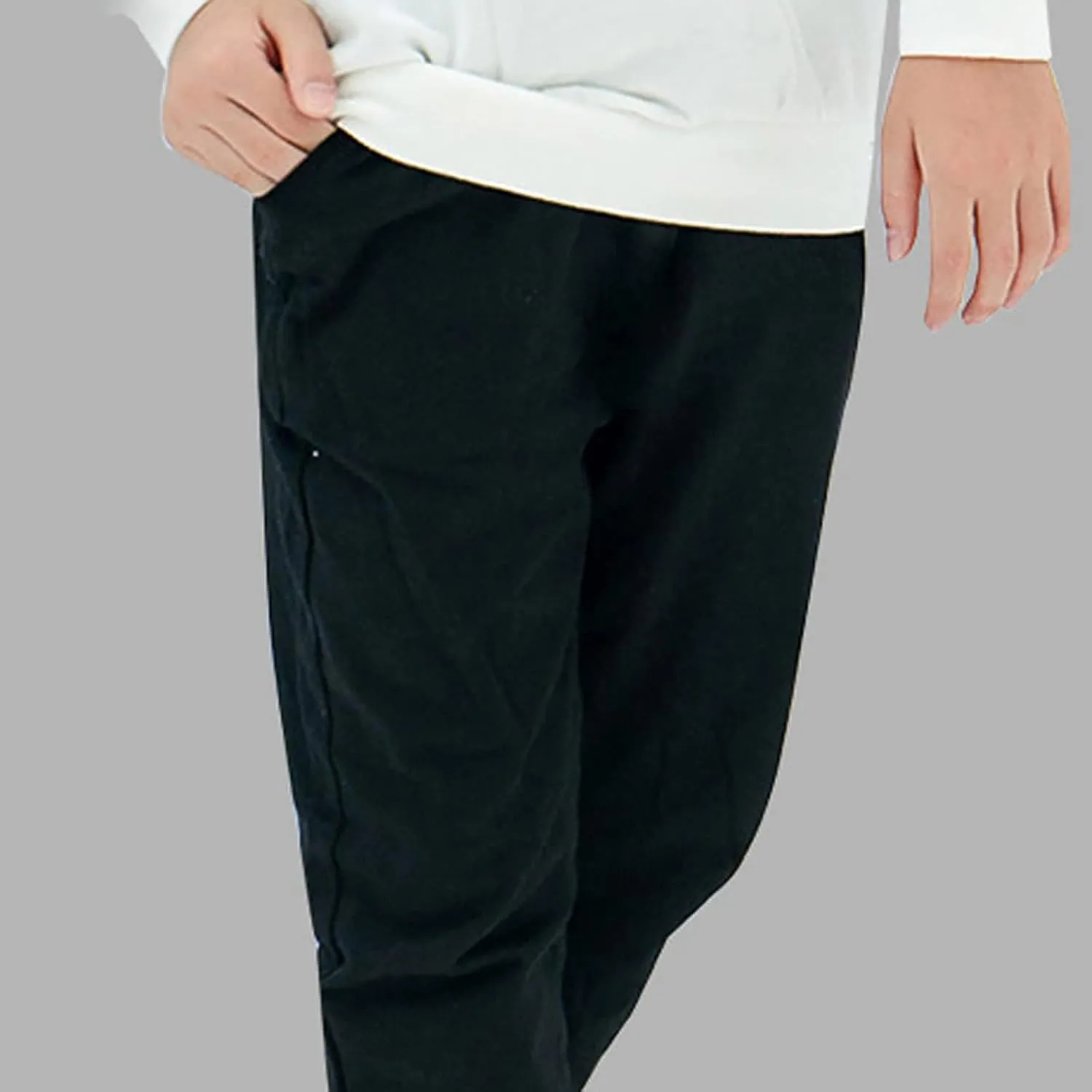 Toddler Baby Sweatpants Girls Boy's Cotton Pull On Jogger Pants Kids Solid Elastic Waist Slim Sport Pants