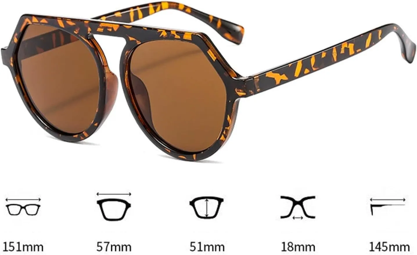 Trendy Oval Sunglasses Men Women Vintage Luxury Big Frame Eyewear Outdoors Driving Sunglasses Uv400