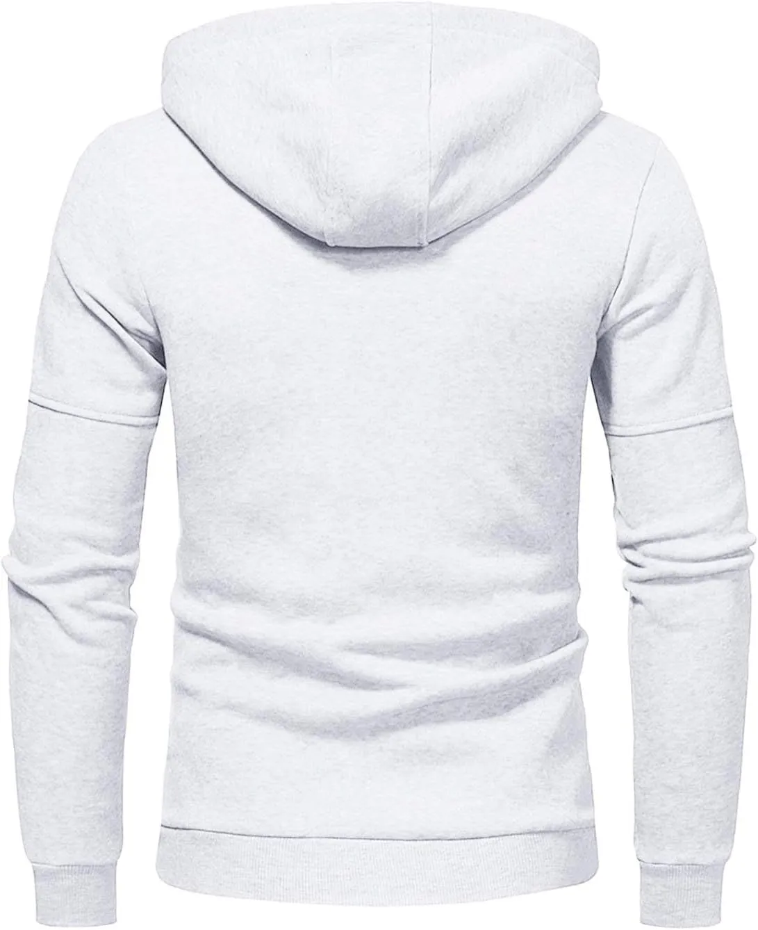 TUQIDEWU Mens Hoodies Zip Up Slim Fit, Hoodies for Men Big and Tall Zipper Fleece Sweatshirts Long Sleeve Sweatshirts Coats