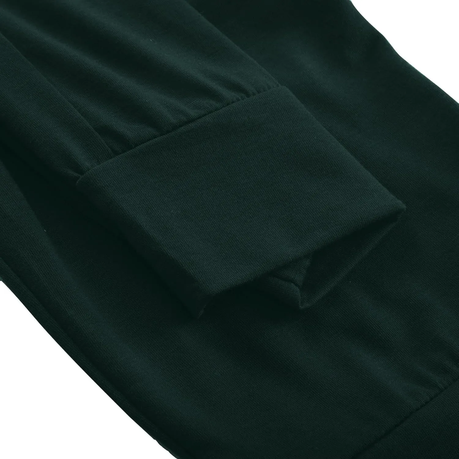 Uillui Womens Relax Fit Cargp Pants Palazzo Wide Leg Trousers Stretch Workout Yoga Pant Elastic Waist Straight Leg Sweatpant