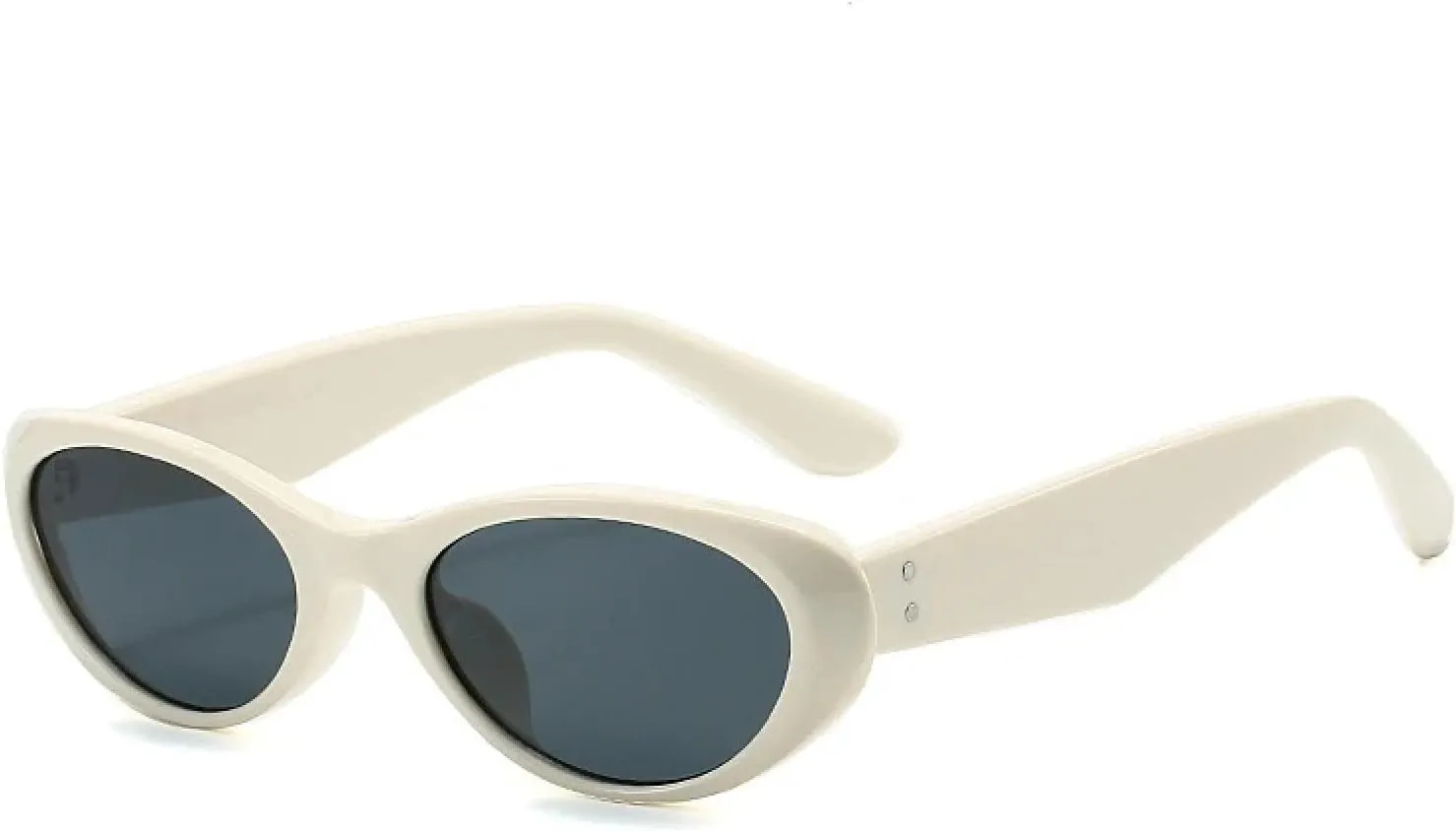 Vintage Cat Eye Women Sunglasses Fashion Rivets Men Red Yellow Shades Uv400 Trending Sun Glasses