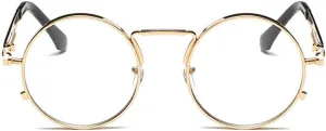 Vintage Men Sunglasses For Women Punk Style Metal Frame Round Sun Glasses Men Eyewear UV400
