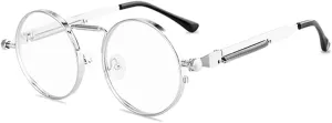 Vintage Punk Style Sunglasses Men Retro Round Metal Frame Women Sun Glasses Fashion Eyewear Gafas sol mujer UV400