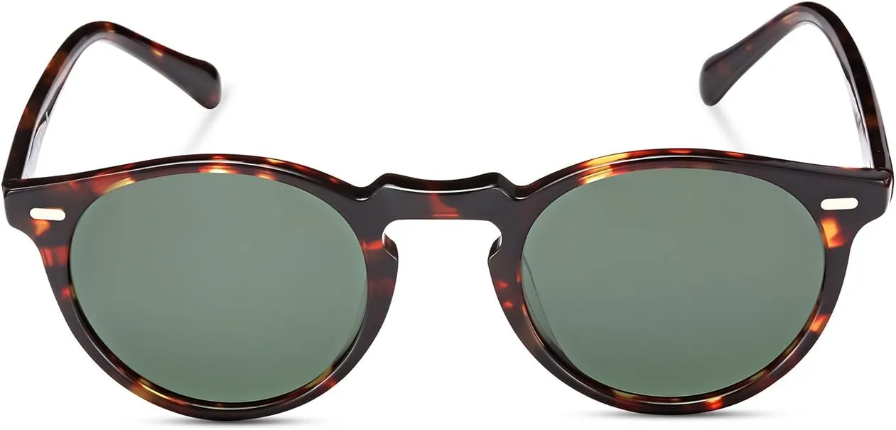Vintage Round Polarized Sunglasses for Women and Men, 100% UV Protection