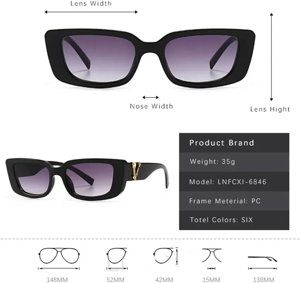 Vintage Small Cat Eye Sunglasses for Women Men Retro Women Retro Sun Glasses Eyewear
