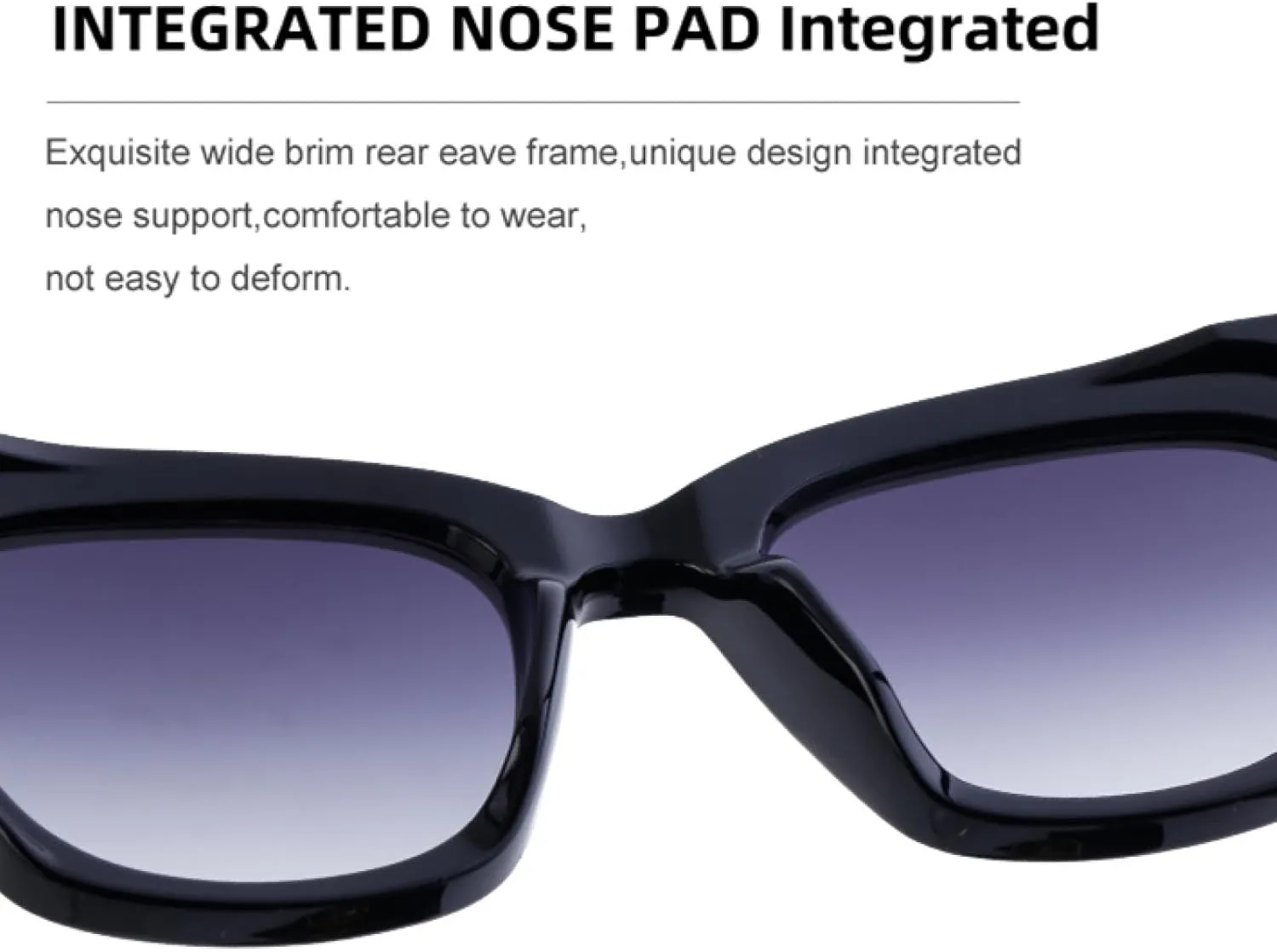 Vintage Sunglasses for Men Luxury Retro Thick