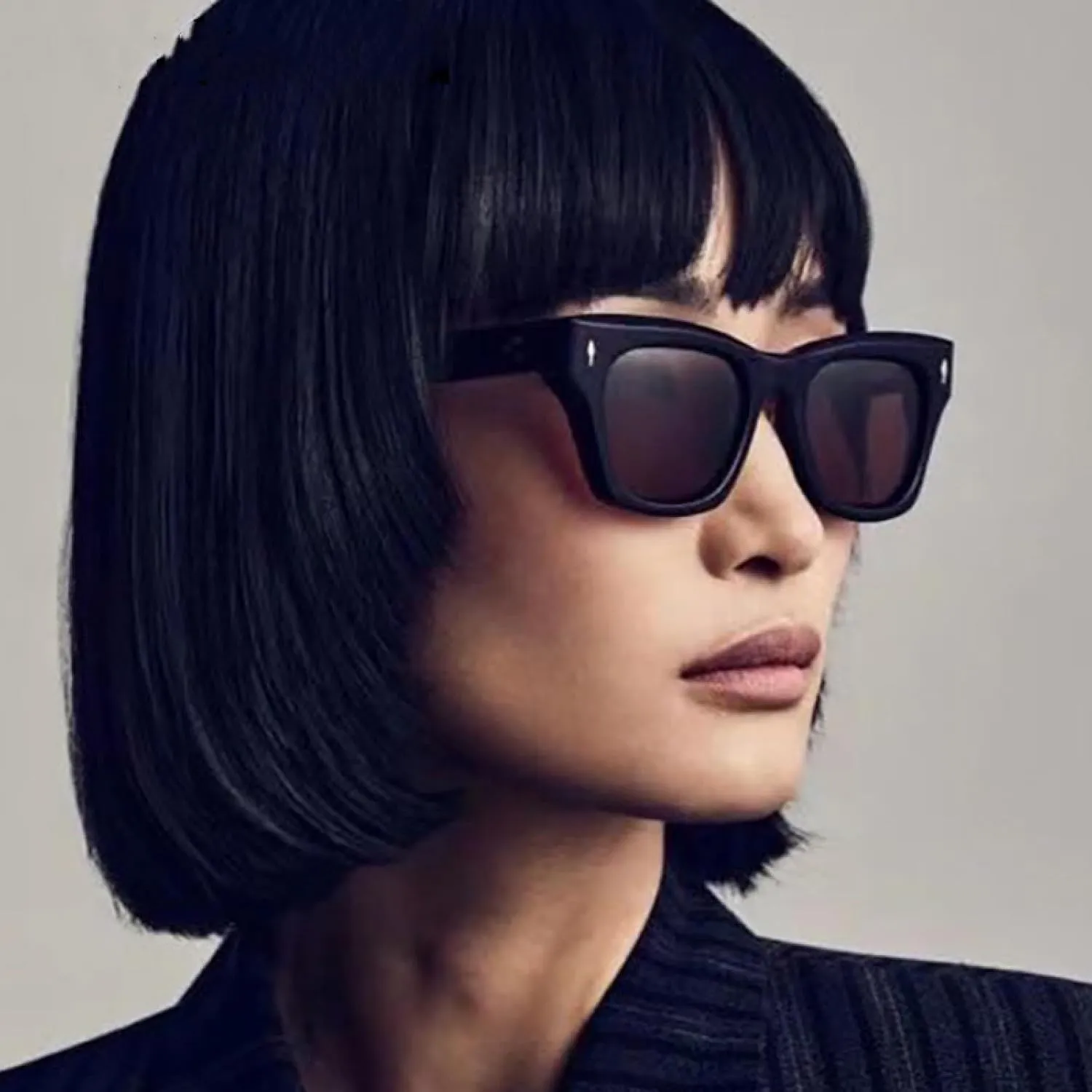 Vintage Sunglasses for Men Luxury Retro Thick