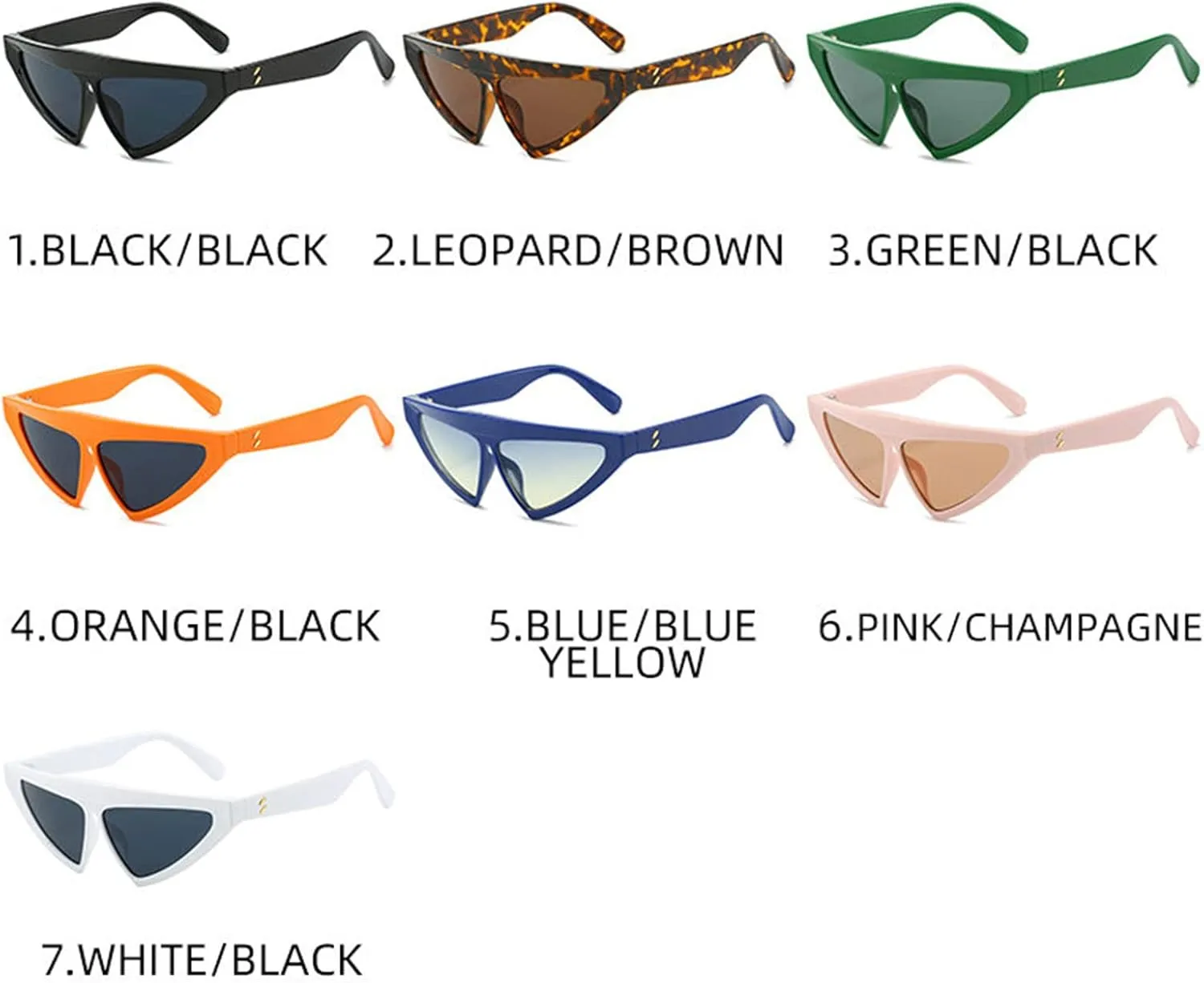 willochra Vintage Triangle Cat Eye Sunglasses Women Fashion Designer Jelly Pink Shades UV400 Men Rivets Sun Glasses
