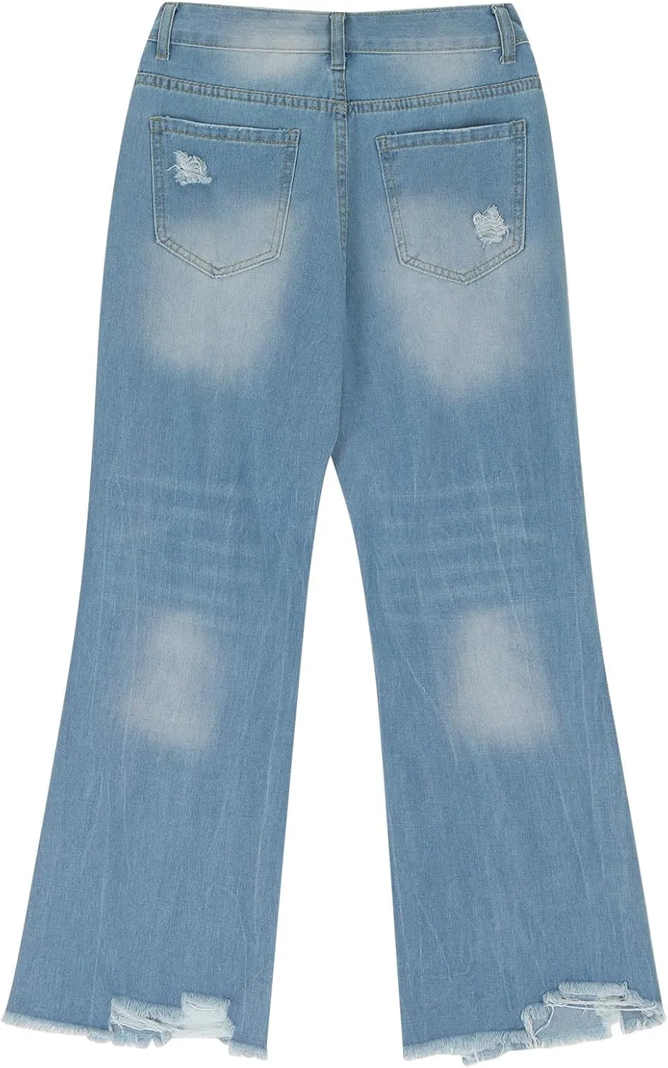 Women Jeans Pants Jeans for Women Denim Loose Fit Western High Cut Flare Wide Leg Fall Summer Jeans 2025