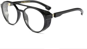 Women Retro Steam Punk Style Round Metal Frame Colorful Mirror Lens Sun Glasses Eyewear Vintage Men Sunglasses
