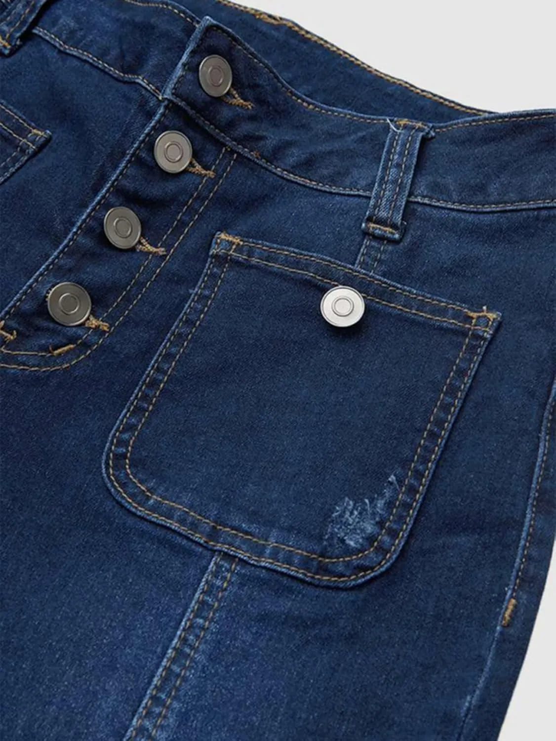Women Womens Flare Jeans High Waisted Wide Leg Bell Bottom Jeans Loose Baggy Jeans Denim Pants