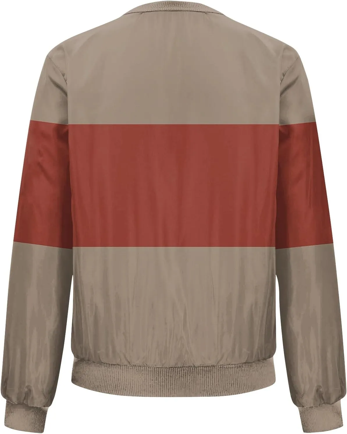 Women'S Bomber Jackets Lightweight Floral Printing Zip Up Long Sleeve Jacket With Pocket Fall Stand Collar Coat