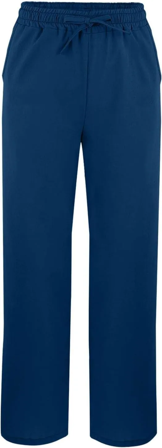Womens Casual Cotton Linen Pants Lightweight Summer Relax Fit Plus Size Solid Lounge Long Trousers 2025