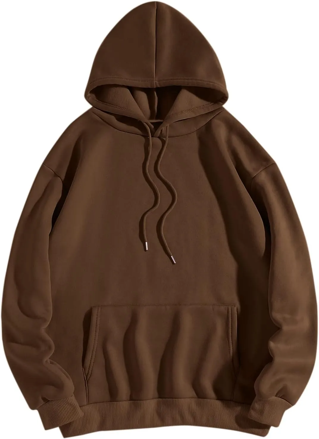 Women's Fashion Hoodies & Sweatshirts Have A Good Day Letter Print Pullover Tops with Pocket Drop Shoulder Causal Hoodies