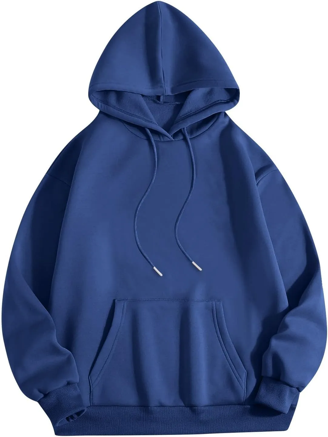 Women's Fashion Hoodies & Sweatshirts Have A Good Day Letter Print Pullover Tops with Pocket Drop Shoulder Causal Hoodies
