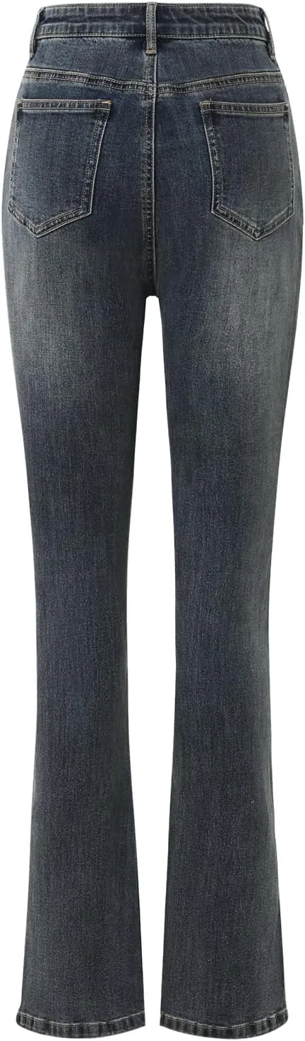 Women's High-Waisted Slim-Fit Stretch Jeans
