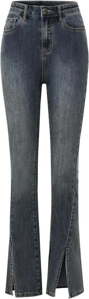 Women's High-Waisted Slim-Fit Stretch Jeans