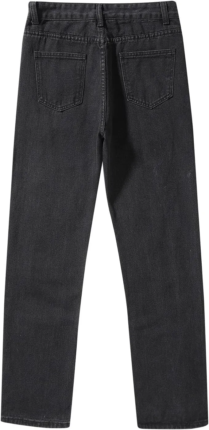 Women's Jeans Jeans High Waist Straight Wide Leg Baggy Trousers Vintage Denim Pants Streetwear Jeans, S-XL
