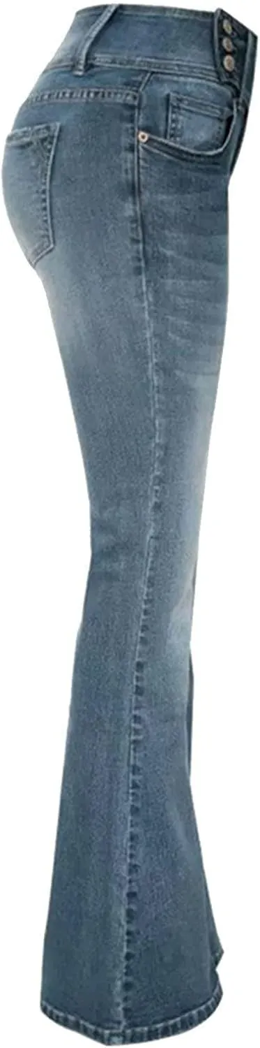 Women's Jeans Straight Leg Jeans Ripped Hem Low Waisted Jeans Wide Jeans High Jeans, XS-5XL