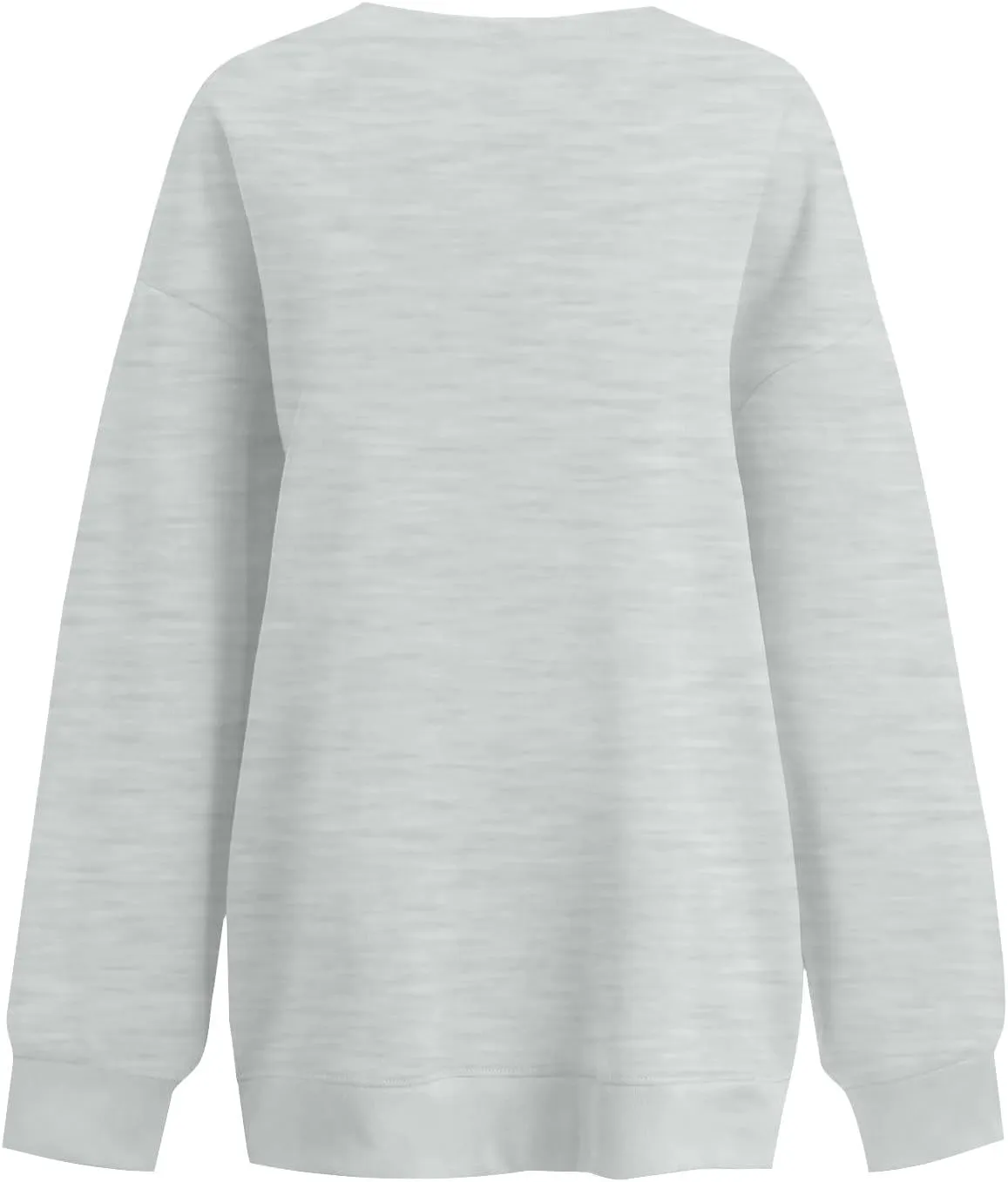 Womens Oversized Fleece Crew Neck Sweatshirts Long Sleeve Casual Pullover Plus Size Fall Sweatshirts