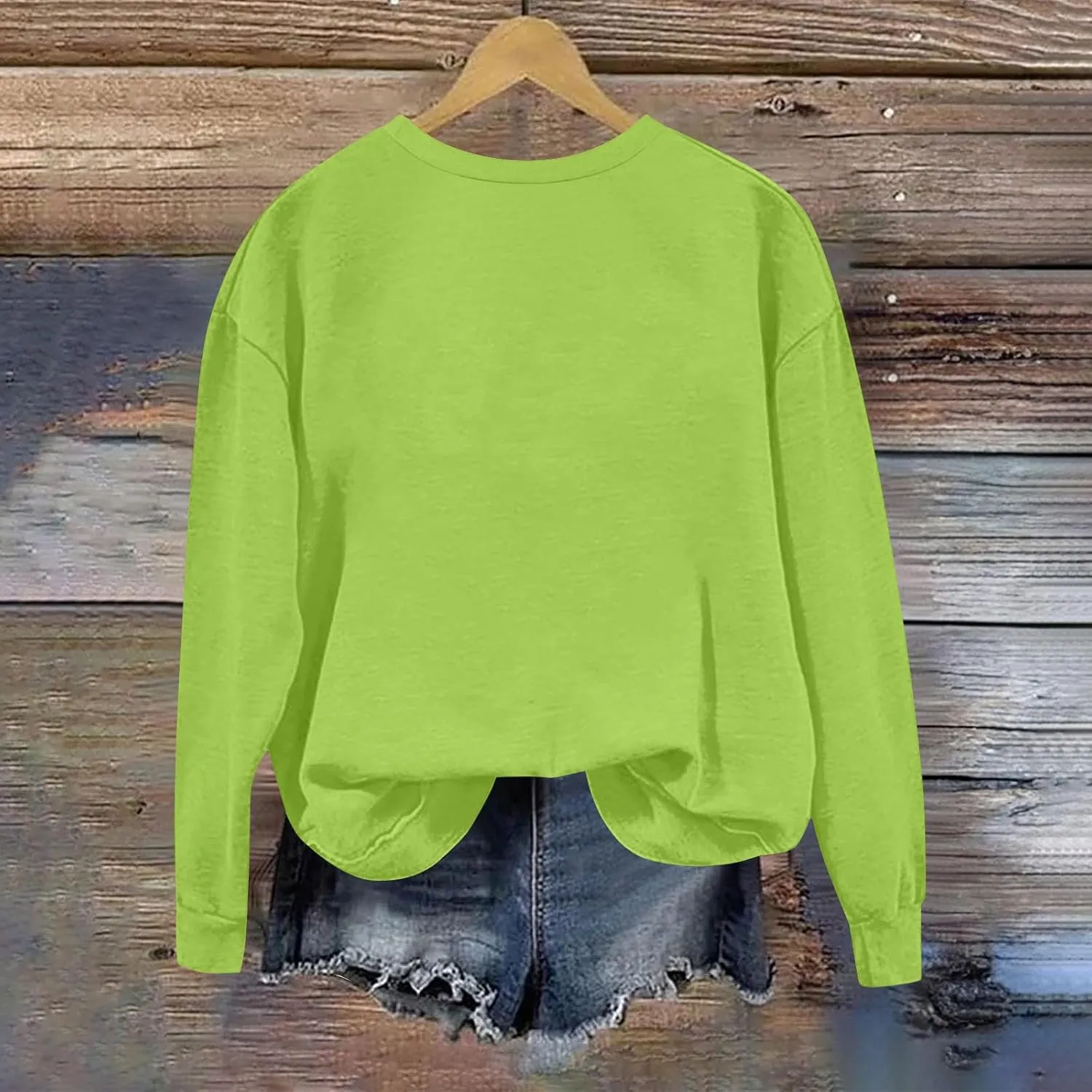 Womens Oversized Sweatshirts Casual Crewneck Long Sleeve Pullover Tops Spring Trendy Comfy Outfits Winter Clothes