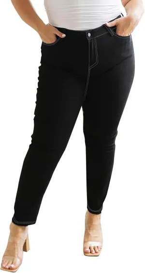 Womens Rise Stretch Boot Cut Jeans Fitting High Waisted Jeans Jeans Womans Woman's Jeans Jean