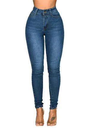 Womens Skinny Jeans High Waisted Stretch Slim Denim Pants Casual Slim Fit Butt Lift Jeans Trousers (X-Large,Light Blue)
