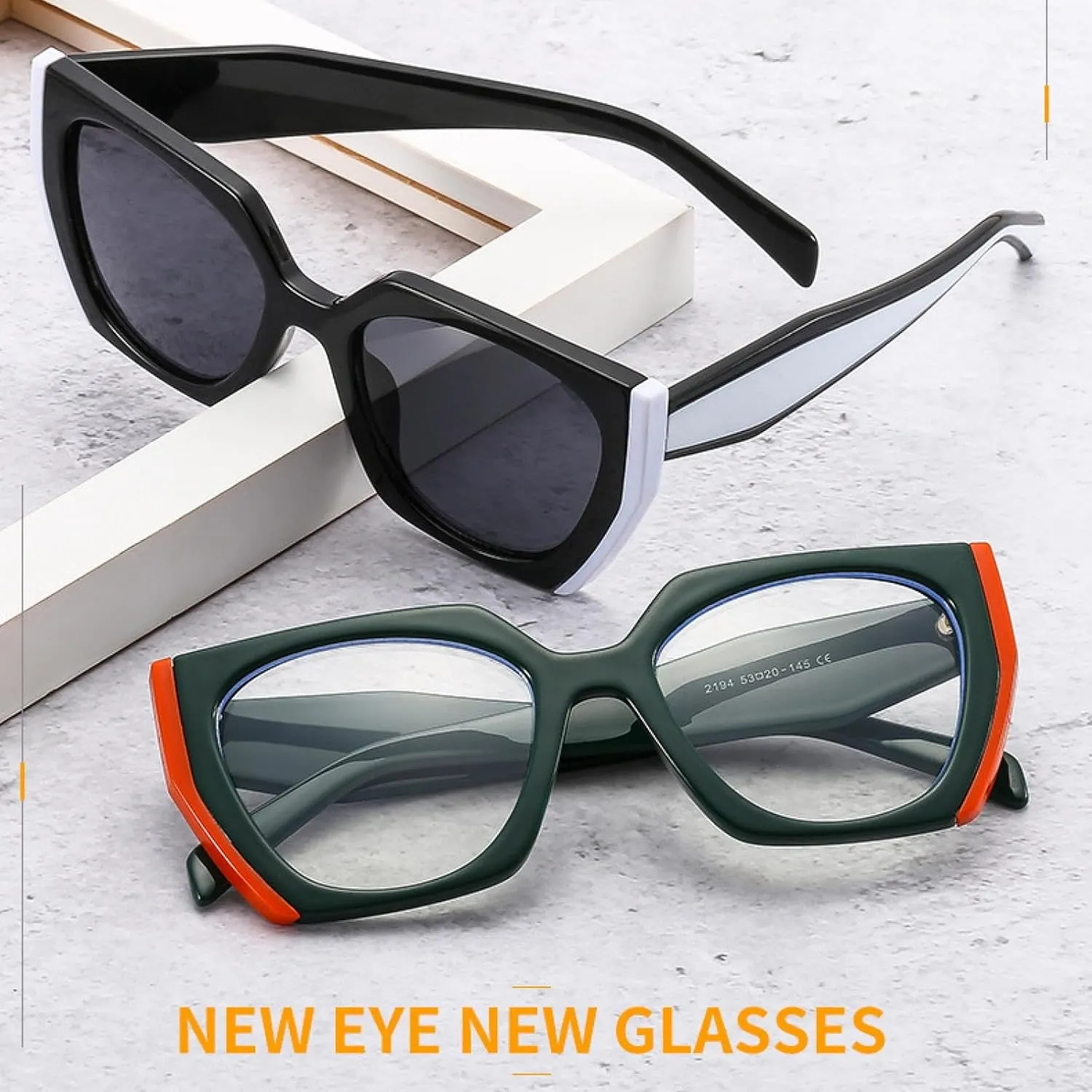 Women's Sunglasses Fashion Cat Eye Ladies Vintage Eyewear Uv400
