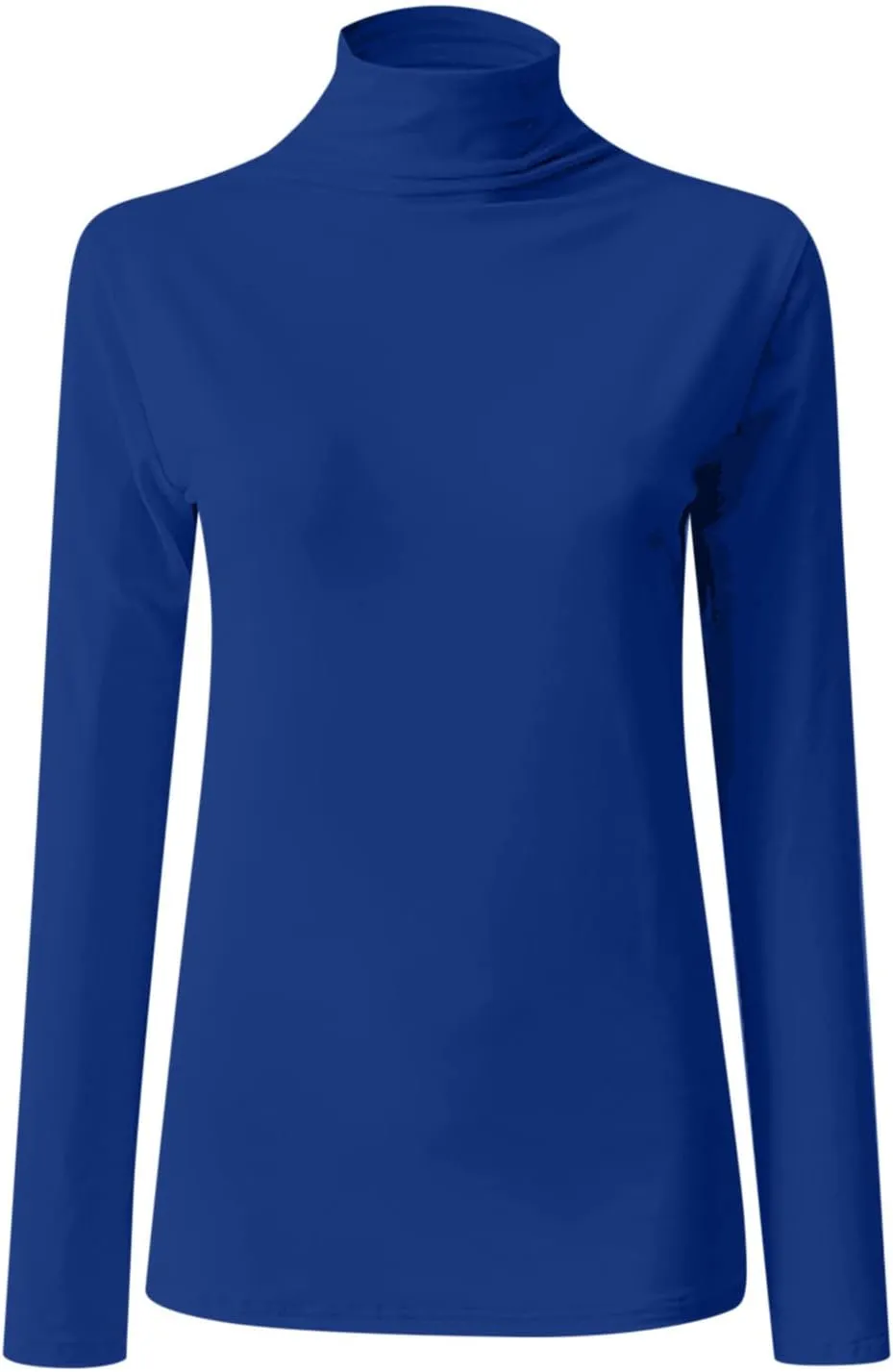 Womens Sweatshirts High Neck Slim Fit Pullover Tops Fleece Pullover Women Trendy Fall Solid Color Shirts Blouses