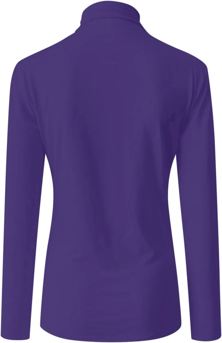 Womens Sweatshirts High Neck Slim Fit Pullover Tops Fleece Pullover Women Trendy Fall Solid Color Shirts Blouses