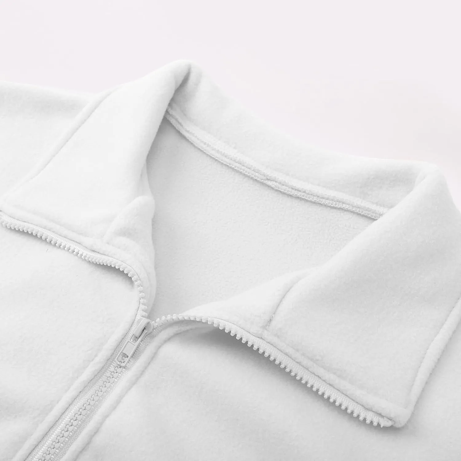 Womens Zip Up Hoodie Oversized Sweatshirt Fleece Cropped Jacket Trendy Fleece Jacket Travel Stretchy Jackets Utility