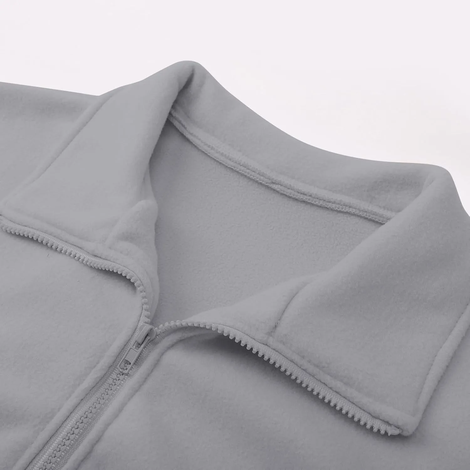 Womens Zip Up Hoodie Oversized Sweatshirt Fleece Cropped Jacket Trendy Fleece Jacket Travel Stretchy Jackets Utility