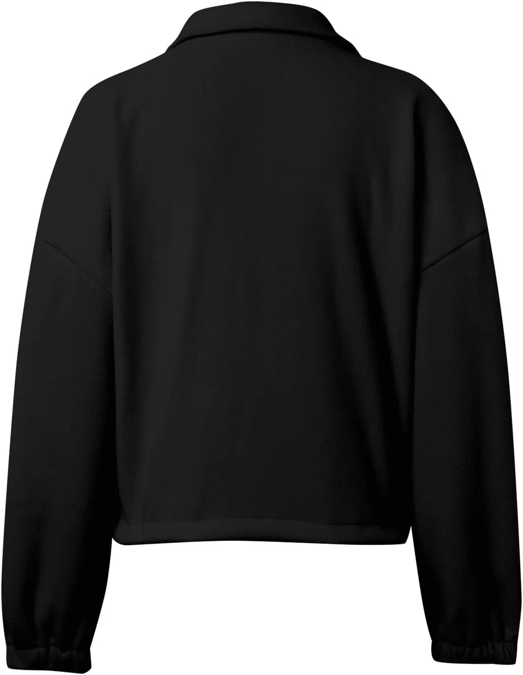 Womens Zip Up Hoodie Oversized Sweatshirt Fleece Cropped Jacket Trendy Fleece Jacket Travel Stretchy Jackets Utility