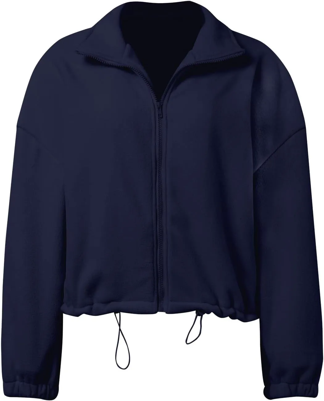 Womens Zip Up Hoodie Oversized Sweatshirt Fleece Cropped Jacket Trendy Fleece Jacket Travel Stretchy Jackets Utility