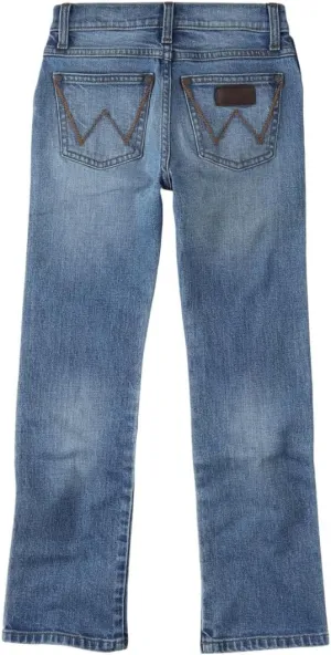 Wrangler Boy's Retro Slim Fit Straight Leg Jean