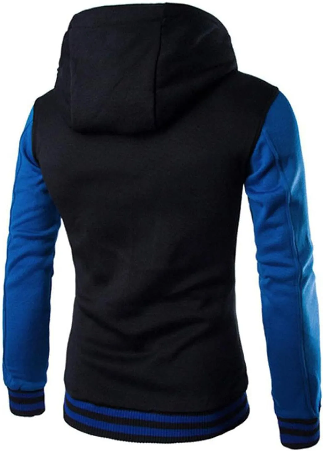 Ymosrh Men's Jackets Casual with Hood Lightweight Varsity Bomber Jacket Coat, S-3XL